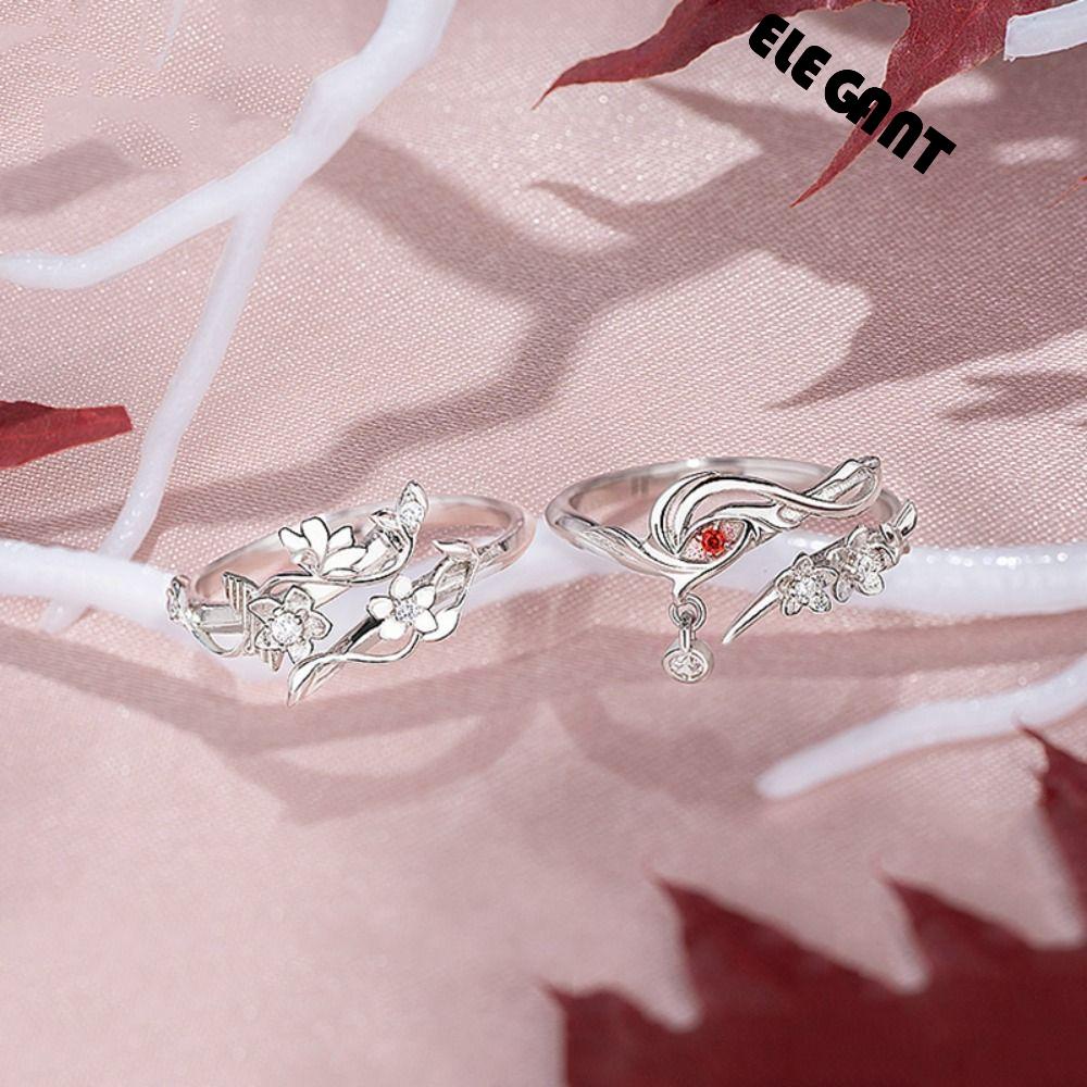 [Elegan] Anime Cincin Unisex Adjustable Tian Guan Ci Fu Berkah Keren Kartun Fashion Perhiasan