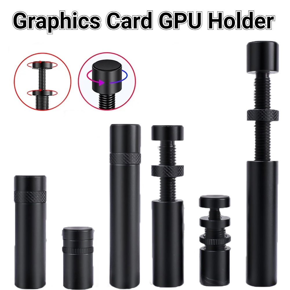 1pc GPU Bracket Adjustable Telescopic Rotary Video Card Holder Portable Chassis Stand Aksesoris Case PC