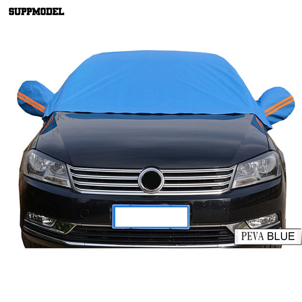 Suppmodel Half Car Cover Top Windshield Cover Pelindung Peneduh Sinar Matahari Salju Debu Frost Guard