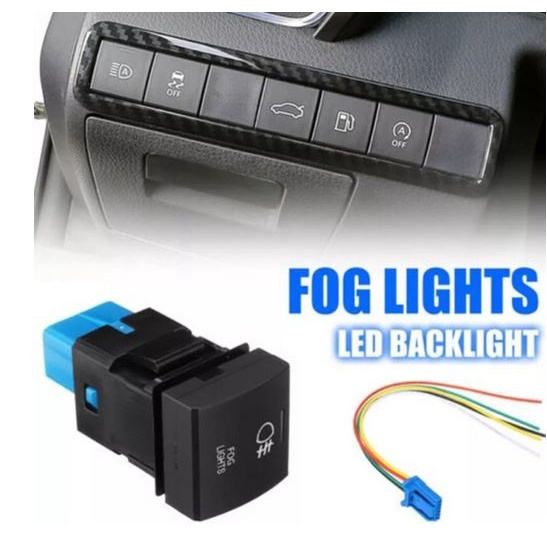 Saklar Foglamp Switch Lampu Kabut Toyota Raize avanza veloz Zenix 2021 projie innova baru