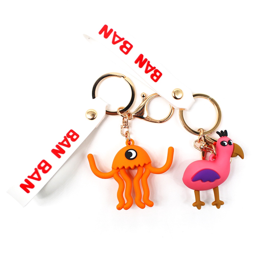 Garten of Banban Keyring Hot Game Gantungan Kunci Aksesoris Boneka Lucu Anak Laki-Laki Tas Sekolah Liontin Aksesoris