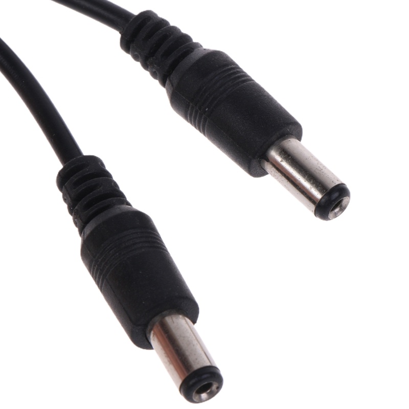 Cre High-quality 1Female to 2Male 5.5mmx2.1mm DC Power Supply Cable Y Splitter Adapter Kabel Maksimal 120W Splitter Cord