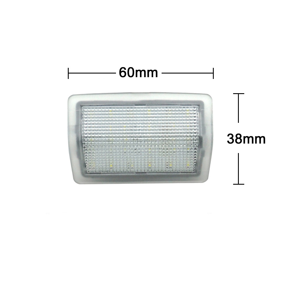 2pcs Putih LED Milik Footwell Under Door Light Untuk Benz C-CLASS W204 A-CLASS W176 B-CLASS W246 E-CLASS W212 GLE M-CLASS W166