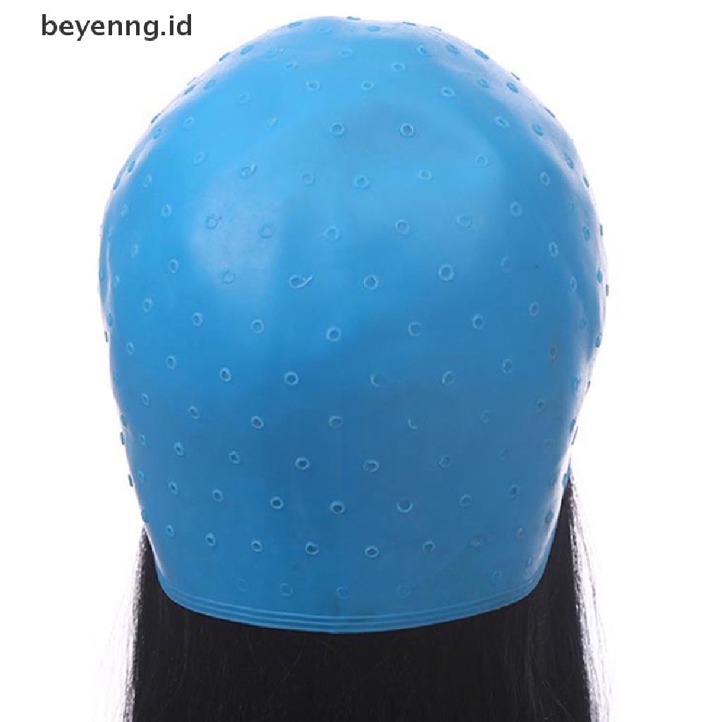 Beyen Topi Highlight Rambut Bahan Silikon Biru Dengan Mewarnai Topi Topi Styling Tools ID