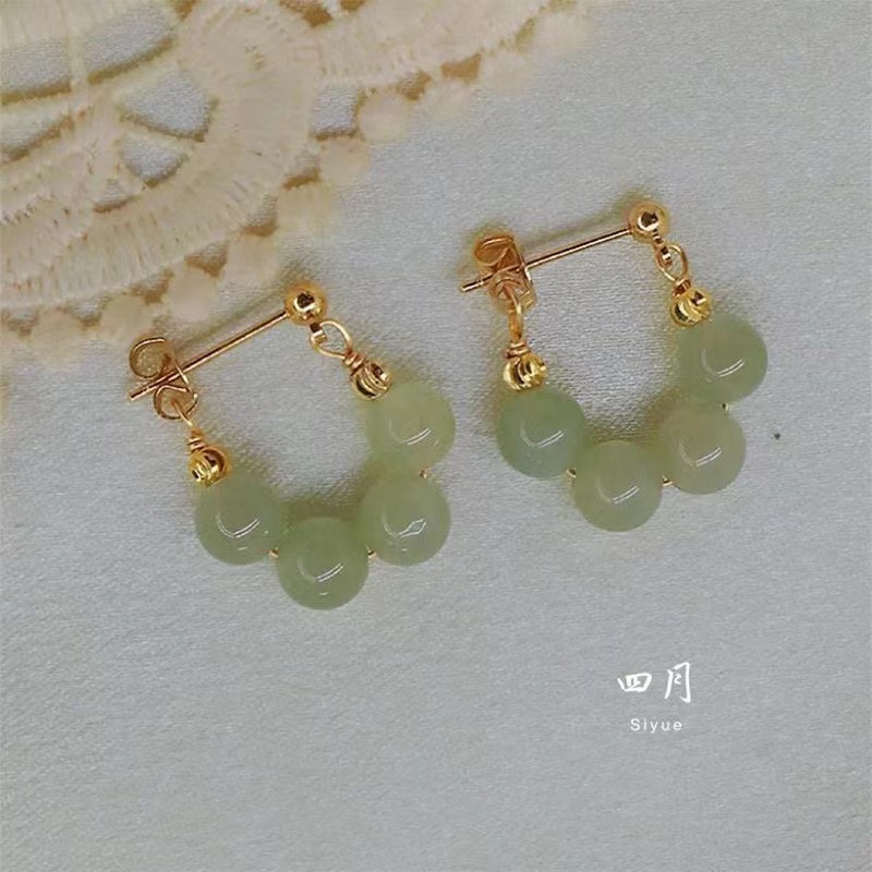 S925 Perak Jarum Anting Sederhana Perak Anting Fashion Earring Aksesoris Hadiah