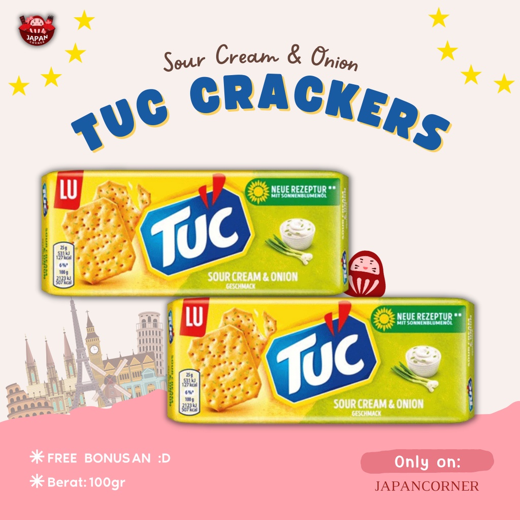 TUC Sour Cream &amp; Onion 100gr