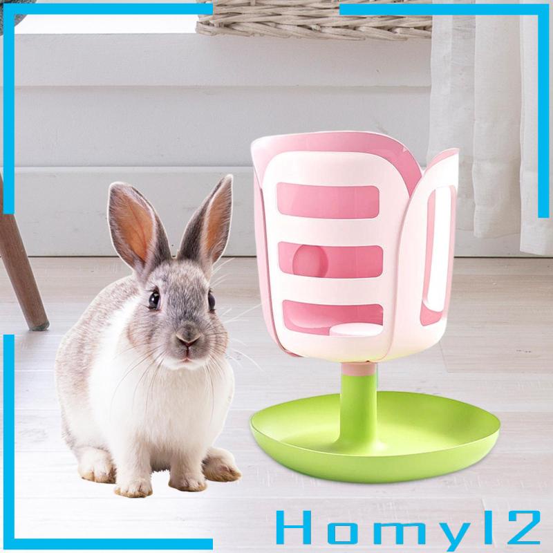 [HOMYL2] Rabbit Hay Feeder for Cage Grass Holder Minimaliskan Limbah Dan Tempat Rumput Berantakan