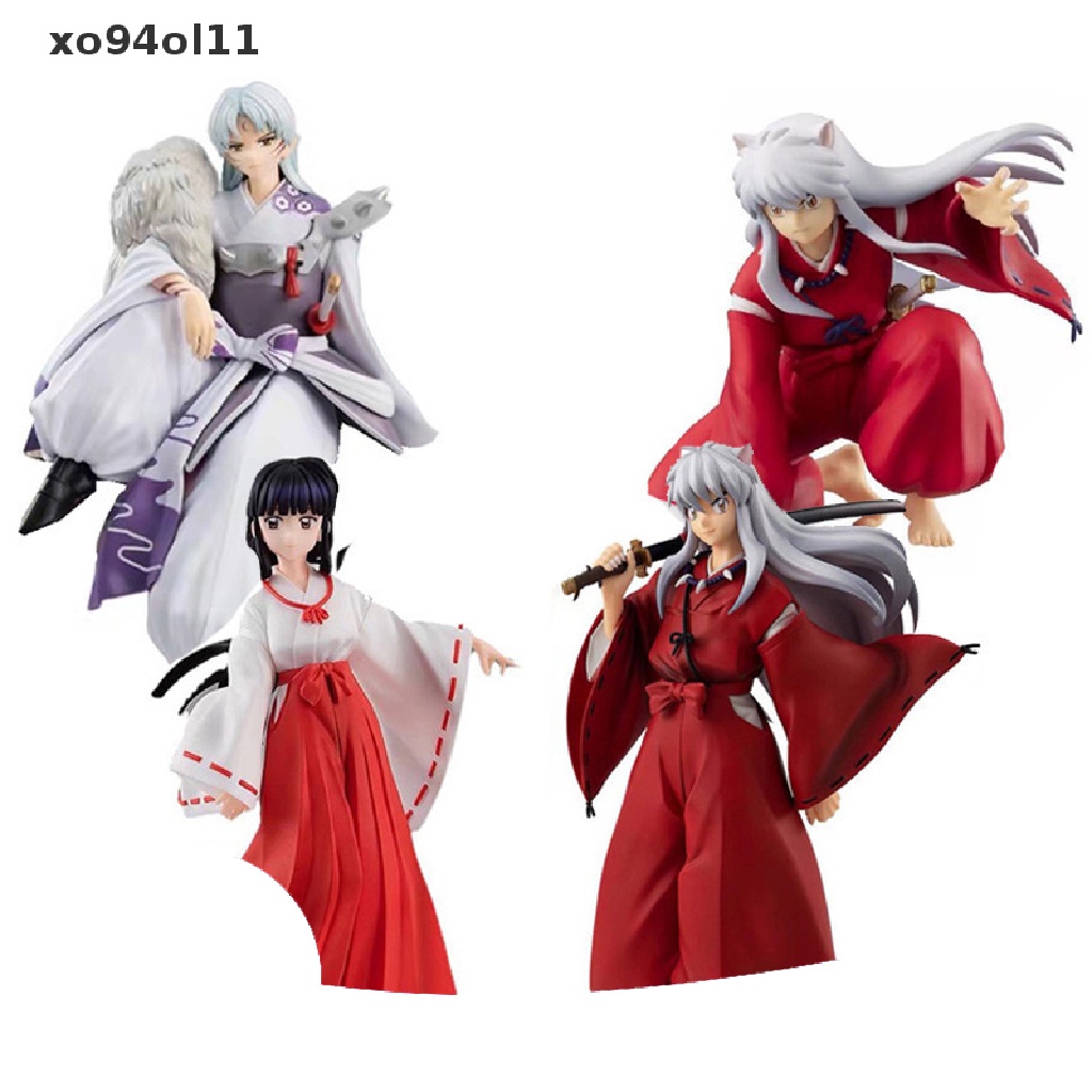 Xo Inuyasha Anime Action Figure Collection Cup Mie Sitg Posture Boxed Figure OL