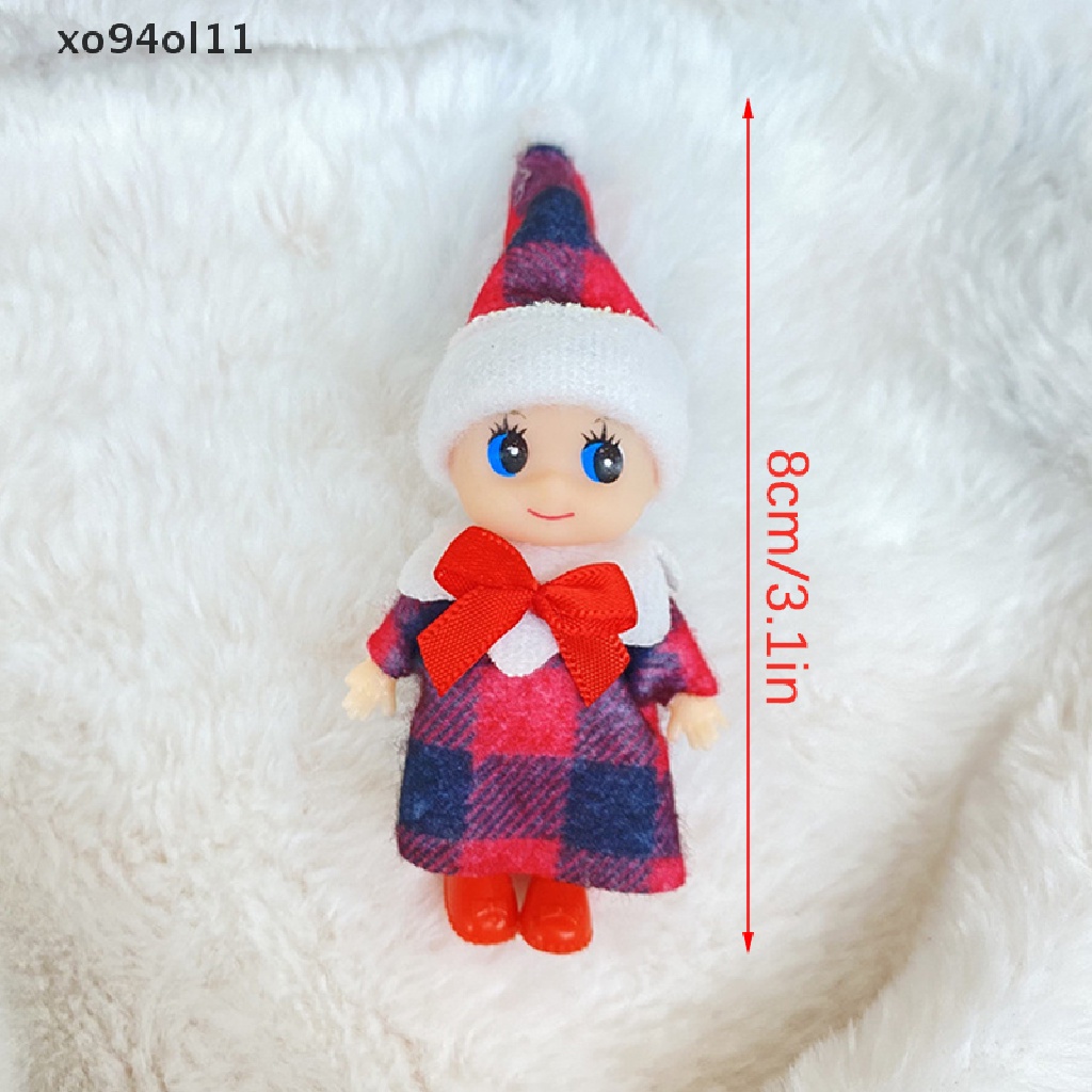 Xo Natal Balita Baby Elf Boneka Aksesoris Rumah Boneka Natal Mainan Bayi OL