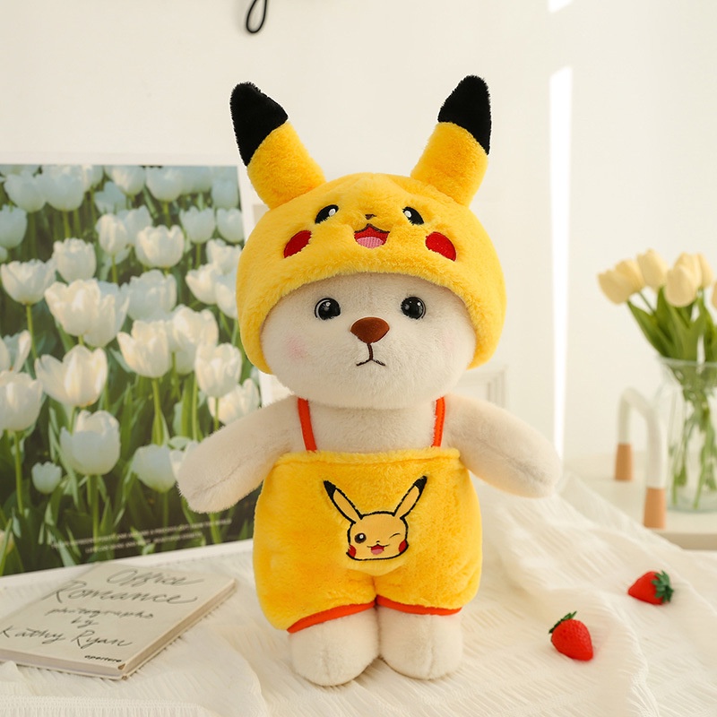 Teddytales bear plush bear transfor Boneka Beruang teddy bear plushie Boneka kitty Mainan Mewah