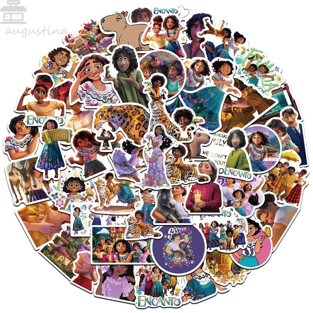 Agustina Film Encanto Stiker Tahan Air Anak Hadiah Karakter Kartun Scrapbooking Gitar Koper Untuk Laptop Bagasi Fans Koleksi Hadiah Alat Tulis Sticker