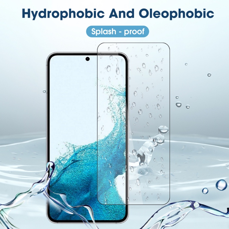 3pcs Kualitas Tinggi HD Pelindung Layar Anti Gores Oleophobic Hydrophobic Film Tempered Ringan Untuk Samsung Galaxy S23/S23 Plus