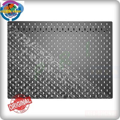 

Papan berlubang gantung dinding pegboard hitam 76x56 cm original ikeea ori