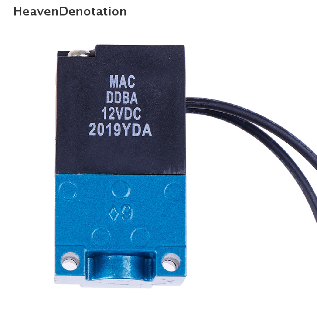 [HeavenDenotation] 1set MAC Solenoid Valve1Per8 ''35A-ACA-DDBA-1BA Dengan Peredam Kuningan DC12V HDV