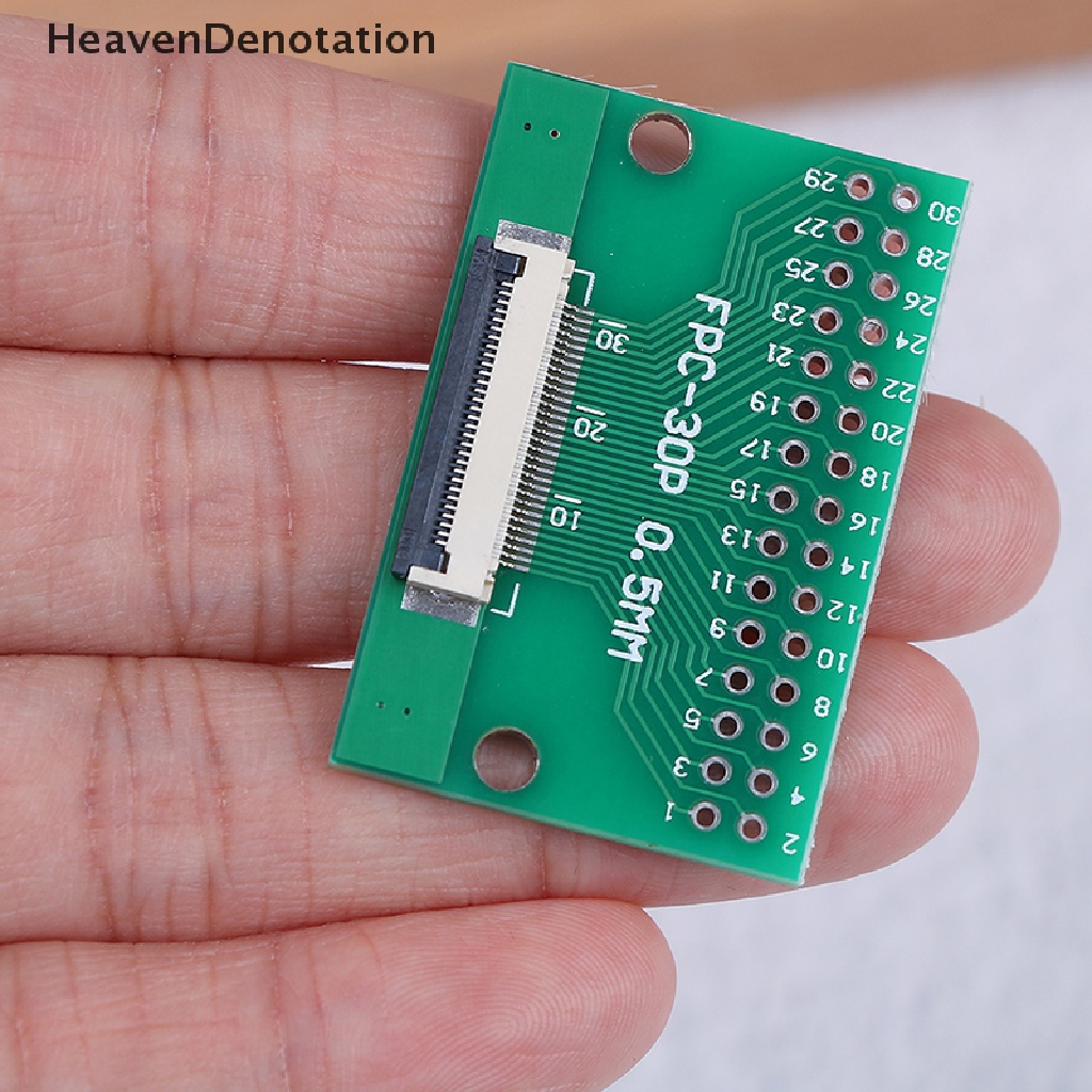 [HeavenDenotation] 1pcs 30pin 0.5mm FFC FPC Ke 30P DIP 2.54mm PCB converter board adapter HDV