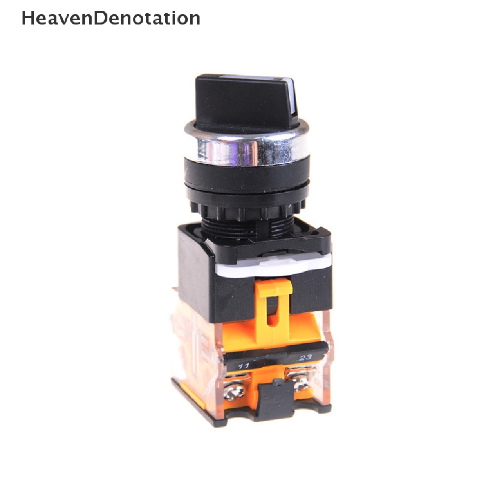 [HeavenDenotation] 2posisi NO NC Terawat Selector Switch Saklar Putar LA38-11X2 HDV