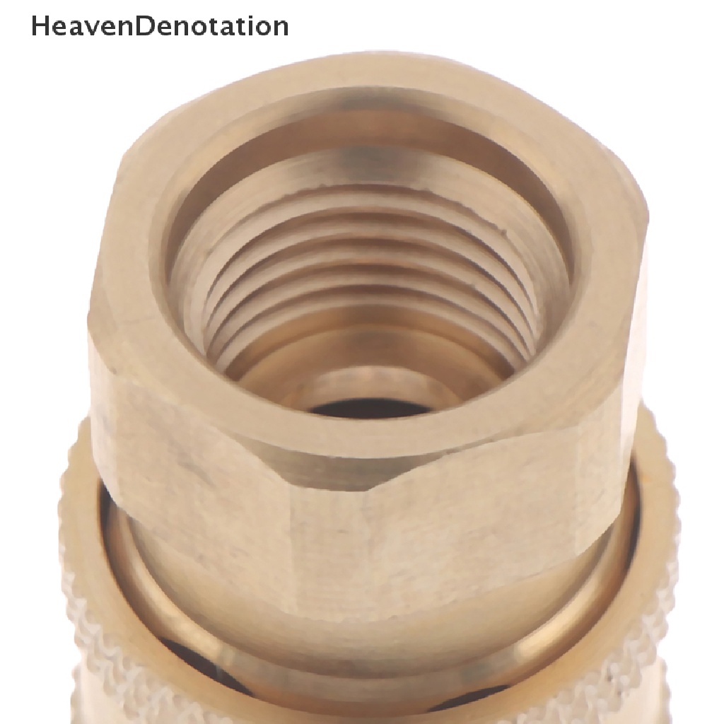 [HeavenDenotation] 1pc 1per4 &quot;Female NPT Kuningan Quick Connect Coupler Tool Untuk Pressure Washer HDV