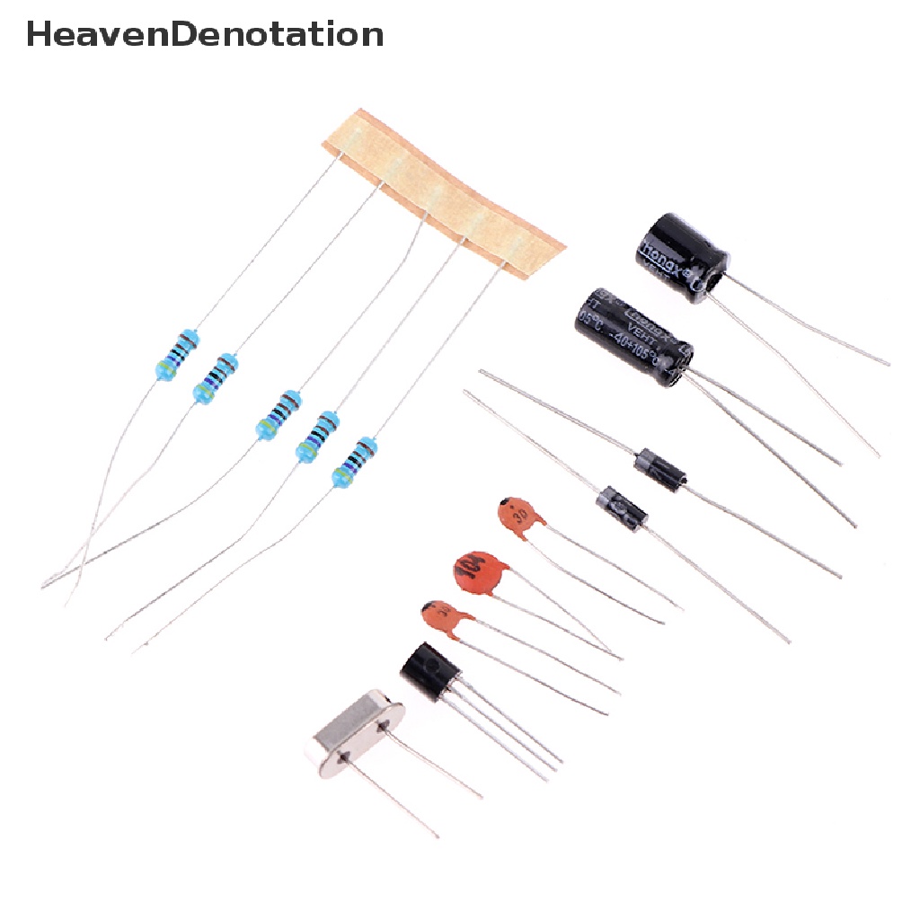 [HeavenDenotation] At89c2051 Digital 4mata Jam Elektronik Produksi Elektronik Suite DIY Kit HDV