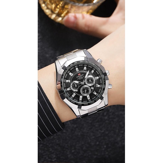 Jam Tangan Pria Analog VAVA VOOM 2382 Tahan air Stainless Original