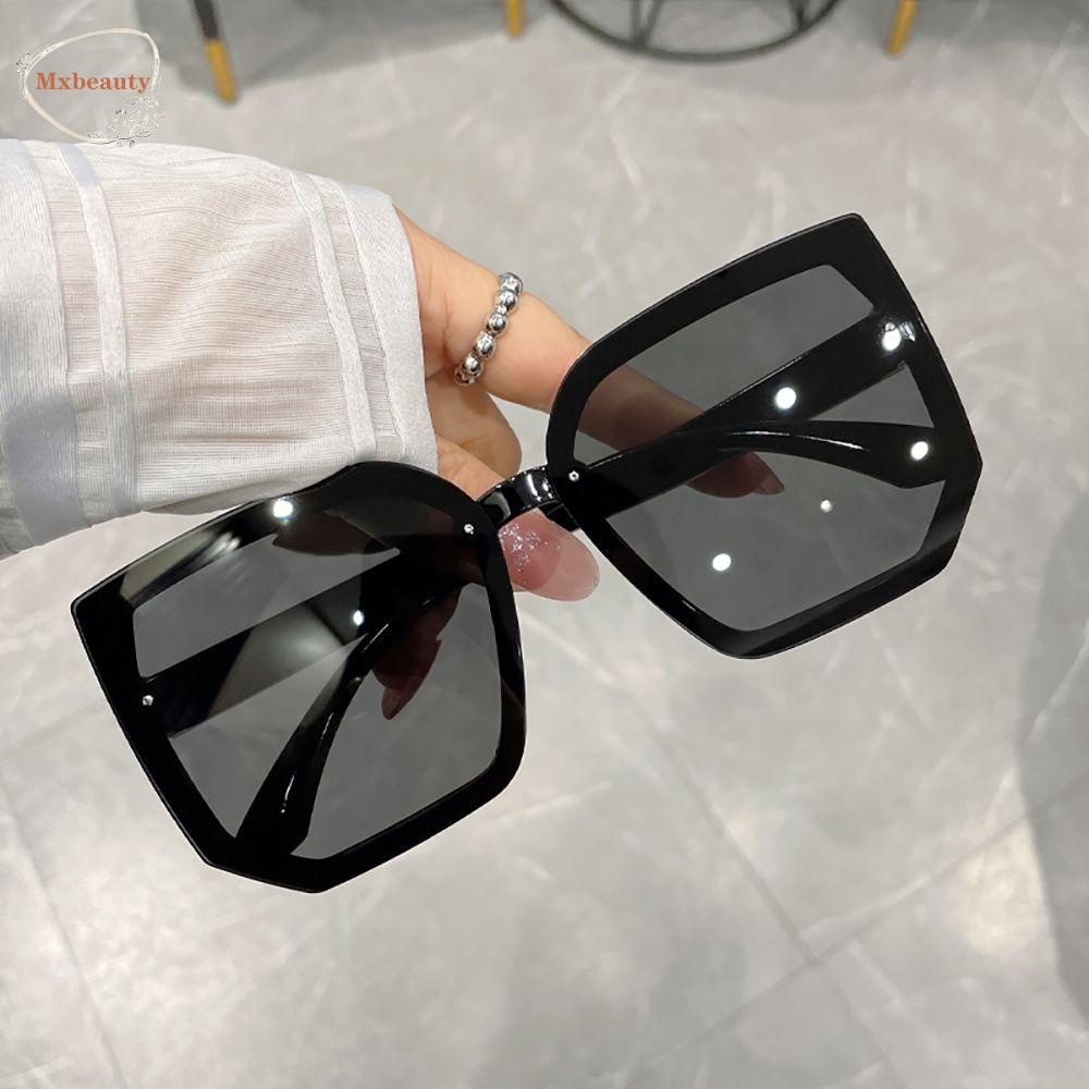 Mxbeauty Square Sunglasses Kacamata Anti Radiasi Kaca Mata Anti Radiasi Untuk Wanita UV Protection Protection Glasses Female Male Anti Radiasi Kaca Wanita Kacamata