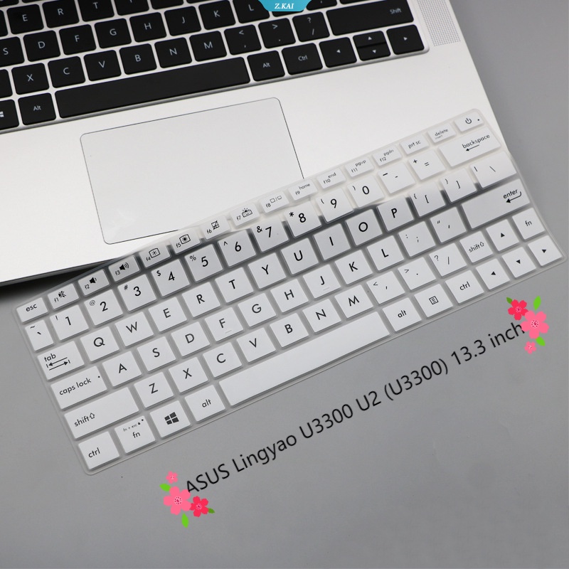 Cover Keyboard Laptop Untuk Model ASUS Lingyao U3300 U2 (U3300) 13.3 Inch Silikon Anti Air Pelindung Kulit Penutup Debu Laptop [ZK]