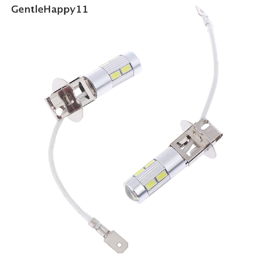 Lampu Bohlam LED Mobil GentleHappy 2X H3 50W 6000K High Power Putih id