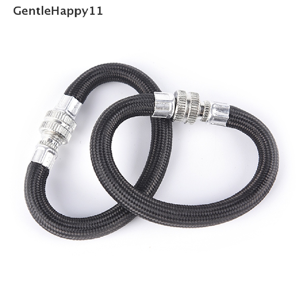 Gentlehappy 2PCS Selang Ekstensi Pompa Sepeda Inflator Tabung Pipa Cord 150psi schrader Valve id