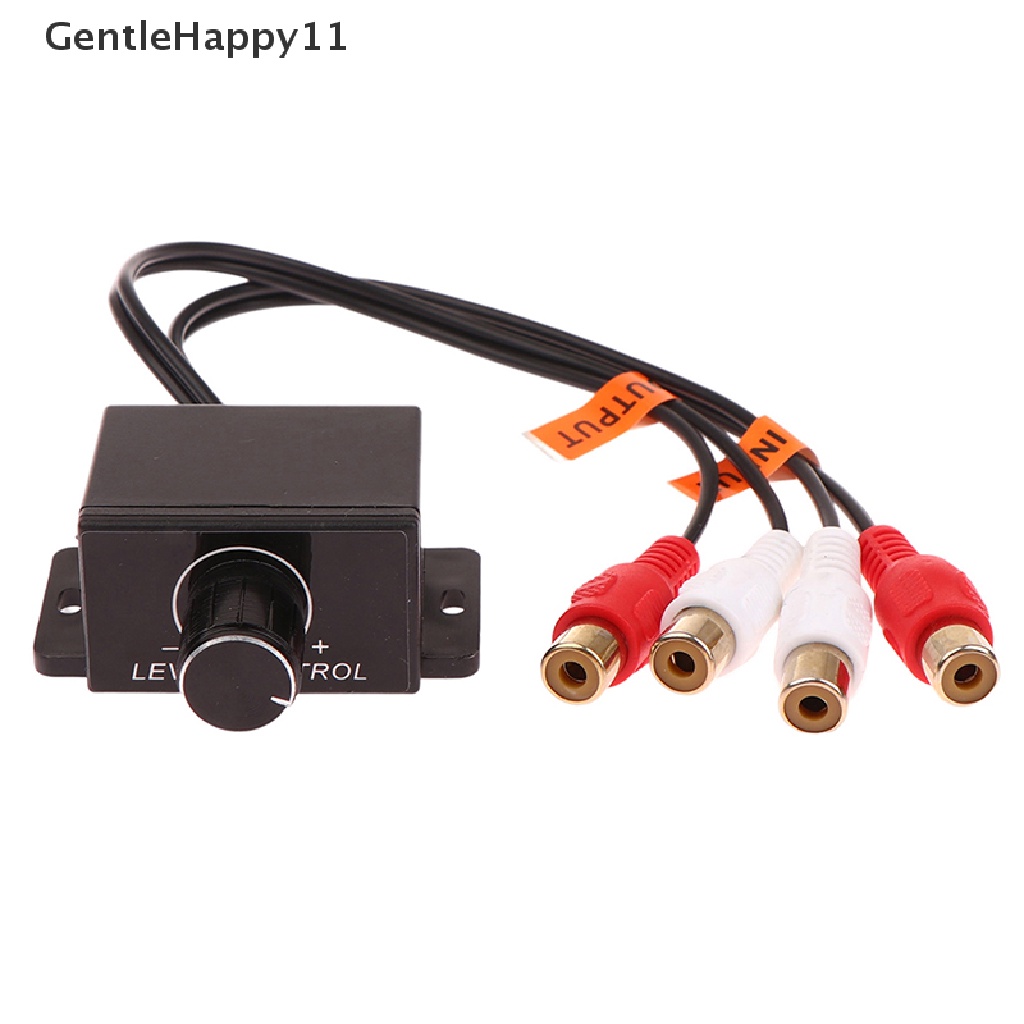 Gentlehappy New Car Amplifier Pengatur Volume Speaker Bass Controller Amplifier Audio Mobil id