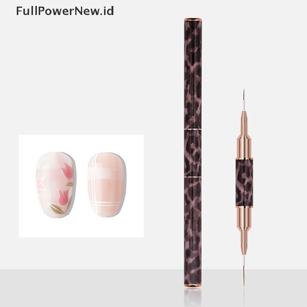 Power Nail Art Liner Brushes Dual-ended Fine Line Brush Pager Pen UV Gel Brushes ID