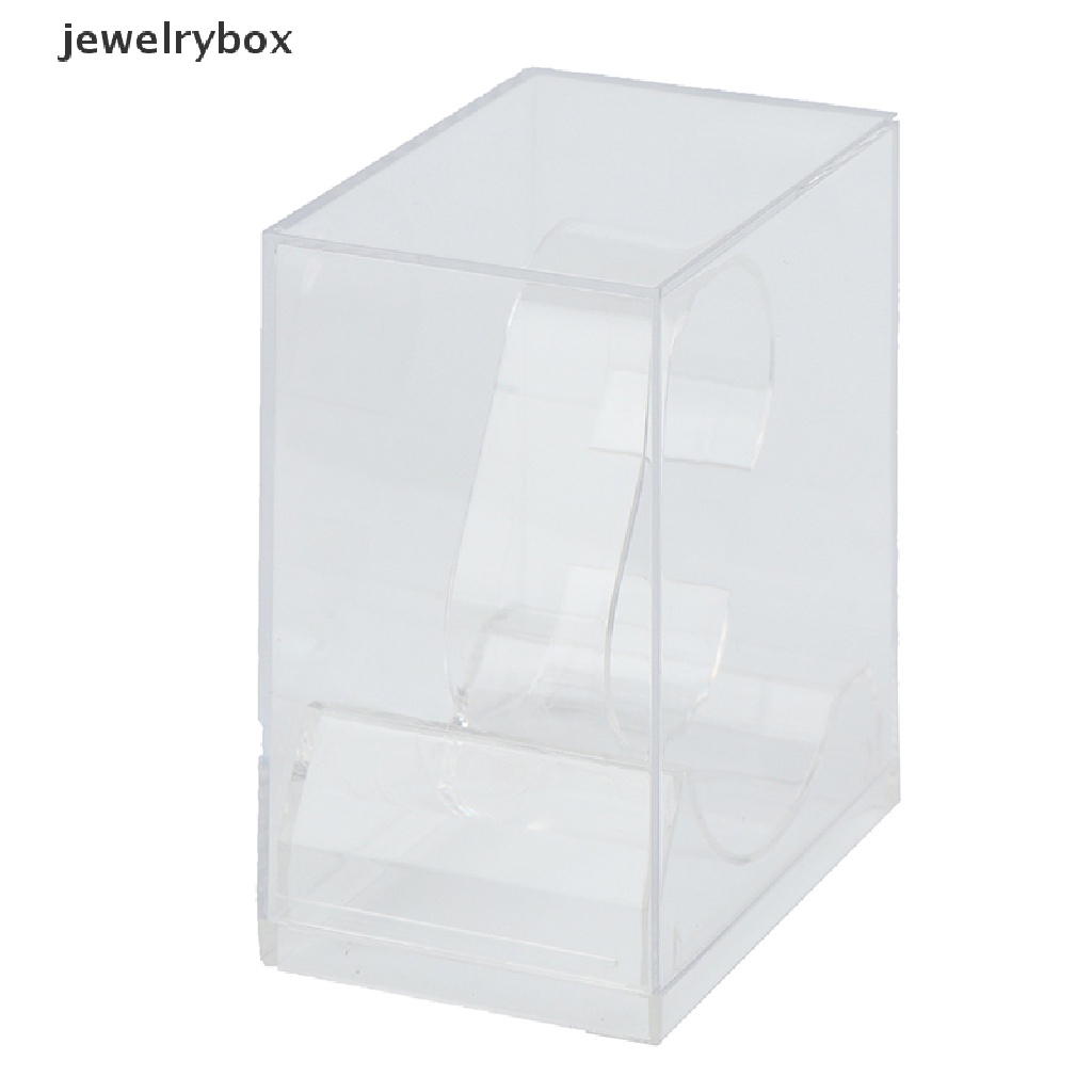 [jewelrybox] Tempat Penyimpanan Display Jam Tangan Plastik Case Transparan Smart Watch Kotak Pelindung Butik