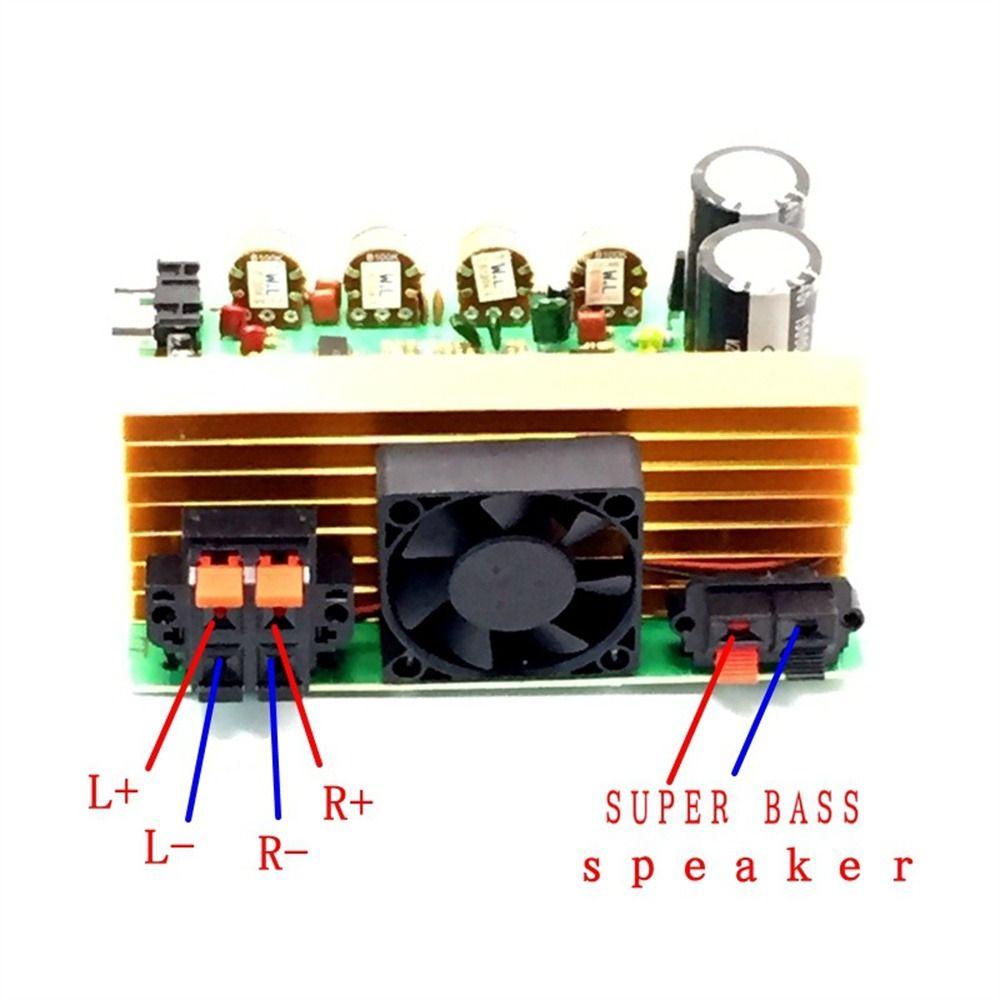 [Elegan] Audio Amplifier AC18V-24V 240W Audio Amp Board High Power Subwoofer Suara 2.1 Channel|Papan Amplifier Papan