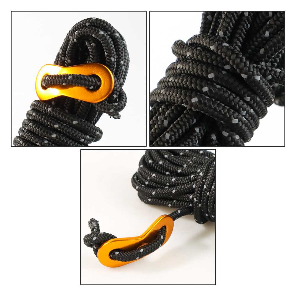 RayMING Tali Paracord Tali Tenda Climbing Rope 4 mm x 4 meter 4 Rol - RY1A ( Al-Yusi )