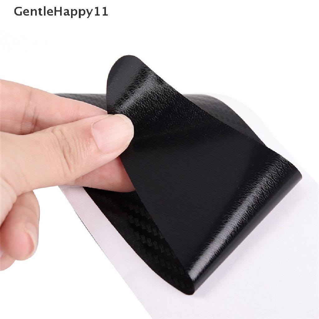 Gentlehappy Waterproof Carbon Fiber Stiker Bumper Belakang Trim Protector id