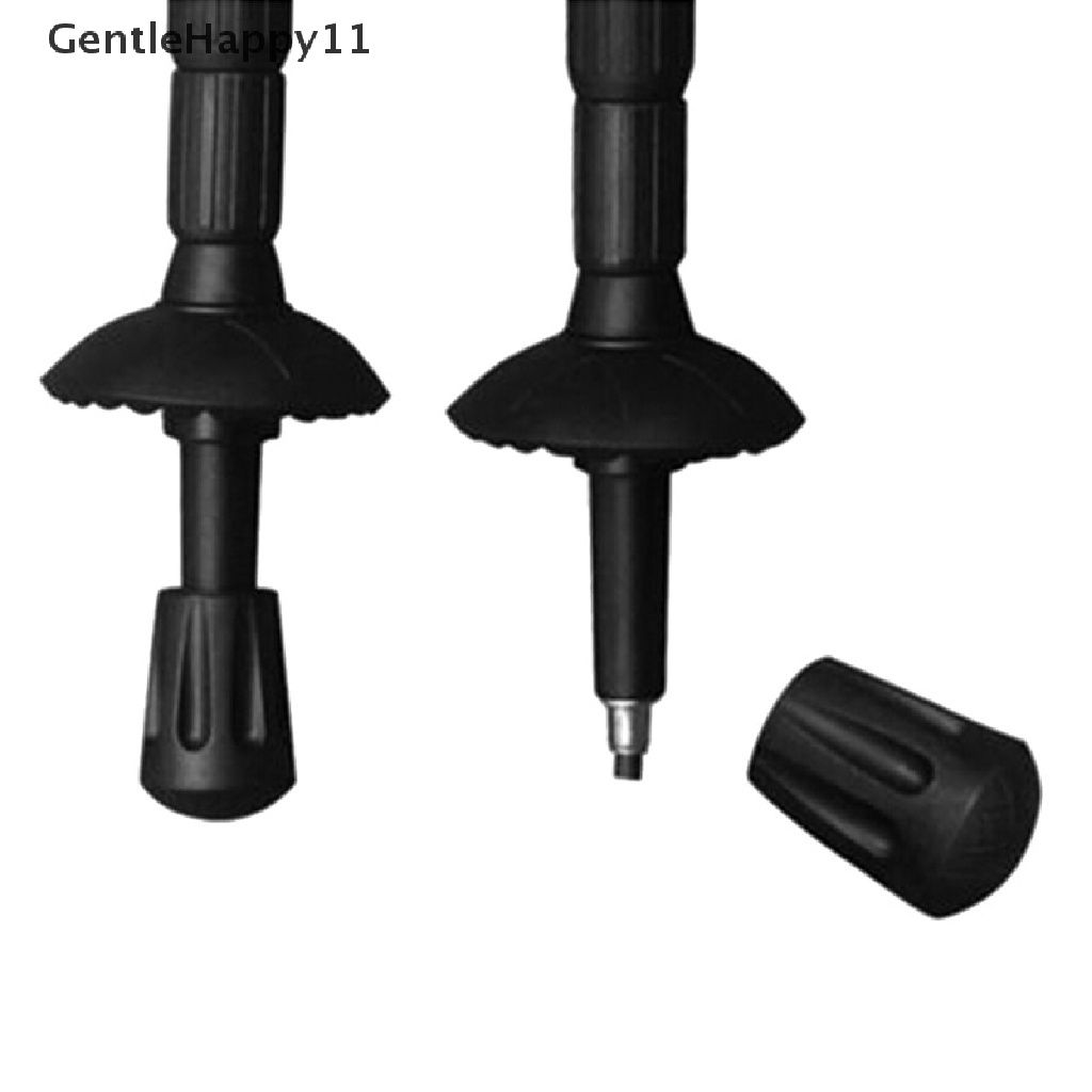 Gentlehappy 2pcs Outdoor Karet Tip End Cap Palu Tongkat Trekking Tiang Hiking new id