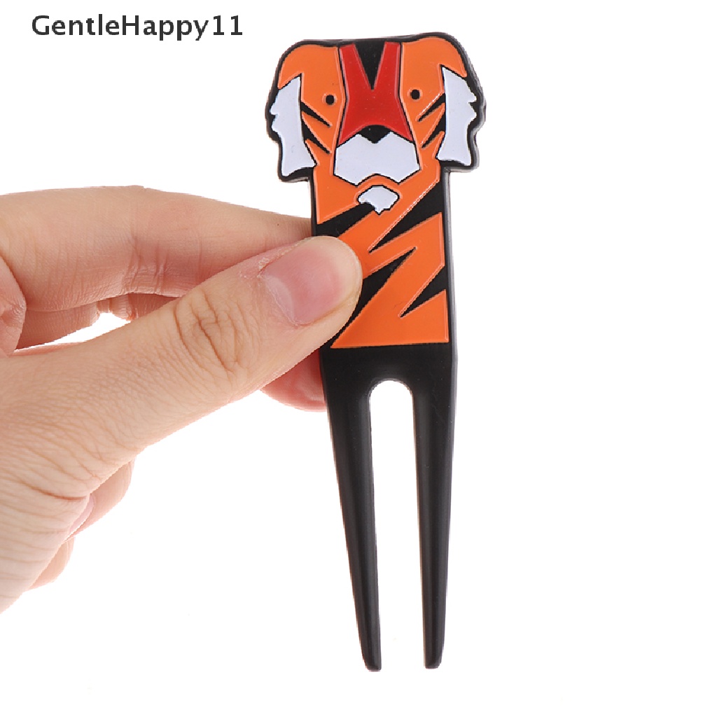 Gentlehappy Golf Mark Motif Kartun Macan Alat Perbaikan Penanda Bola Golf Aksesoris Golf id