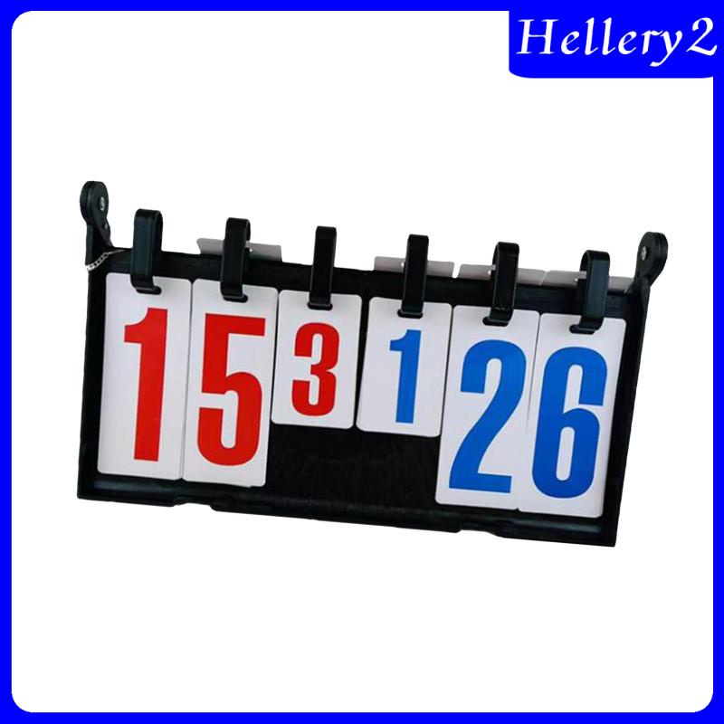 [Hellery2] Sport Scoreboard Compact 39cmx23cm Score Flip Untuk Baseball Voli Tenis