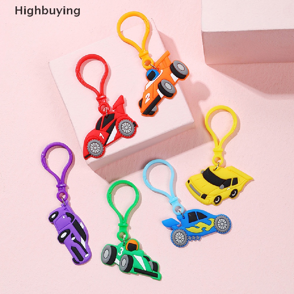 Hbid Kartun Pvc Gantungan Kunci Mobil Meteal Holder Key Ring Karet Lembut Liontin Gantungan Kunci Backbag Gantung Perhiasan Anak Hadiah Glory