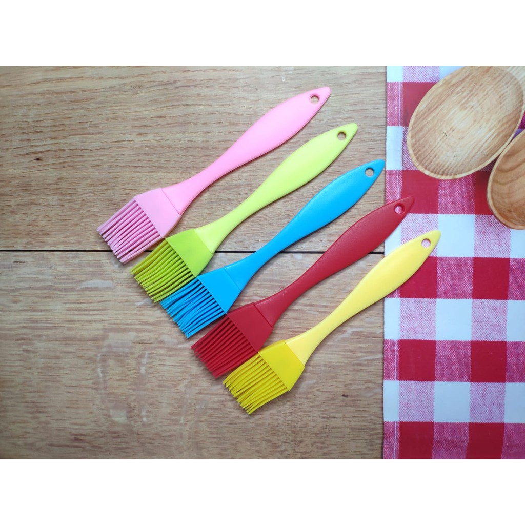 Norden - KUAS MINYAK SILIKON SOLID - Kuas BBQ Murah - Brush Cake - Kuas Kue Medan