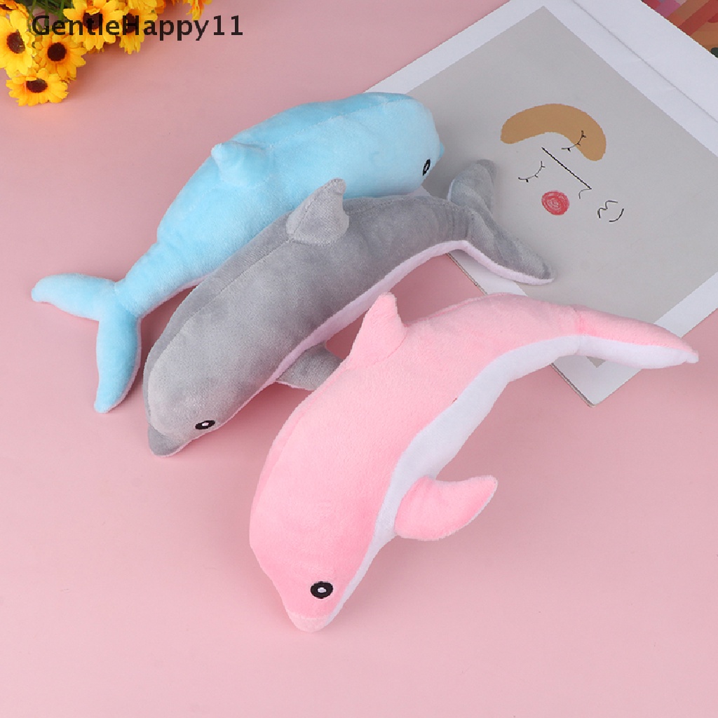 Gentlehappy Baru 30 cm Indah Dolphin Mainan Mewah Boneka Lembut Lucu Hewan Boneka Sofa Decor id