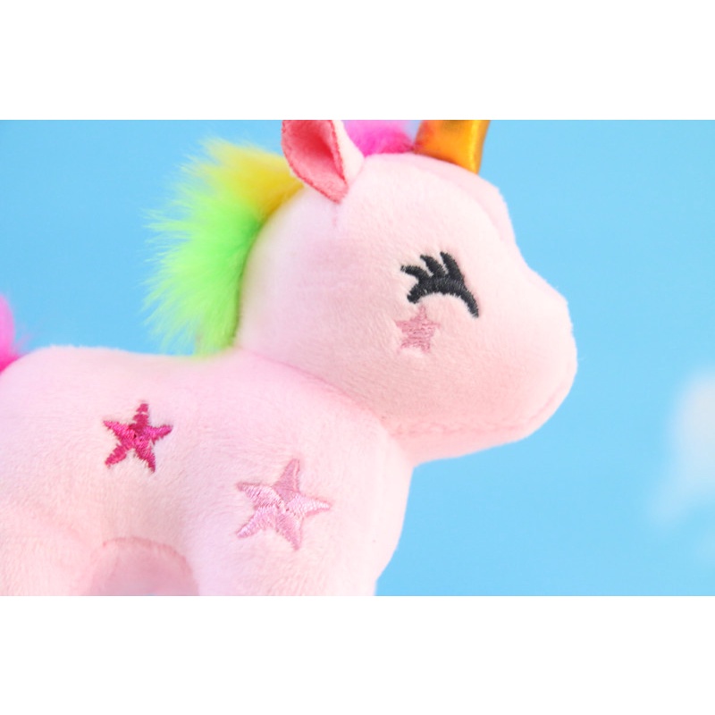 New unicorn Liontin pony Mainan Mewah Gantungan Kunci Tas Sekolah Dekorasi pendant