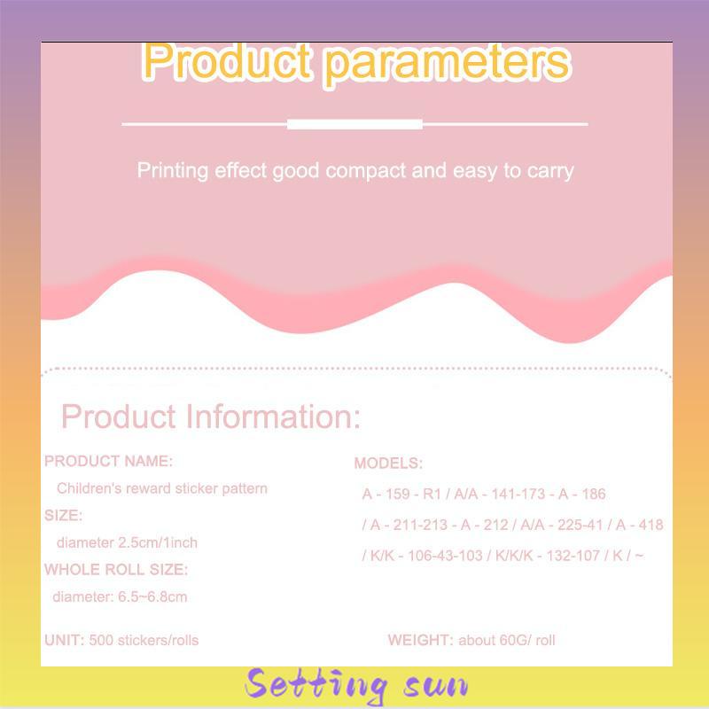 Terima Kasih Stiker Stiker Kartun Anak-anak Stiker Penutupan Dekoratif Kerajinan Liburan DIY TN