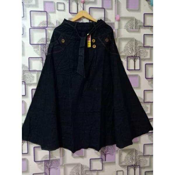 ROK JEANS KANCING KLOK XL-XXL