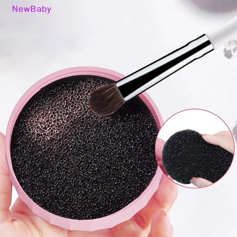 Newbaby Silicone Makeup Brush Cleaner Pad Alat Alas Pembersih Papan Scrubber Cuci ID