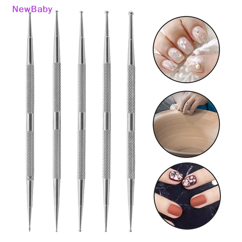 Newbaby 1PC Nail Art Dotg Pen Tools Kuku Kuku DIY Paing Dot Polish Tool ID