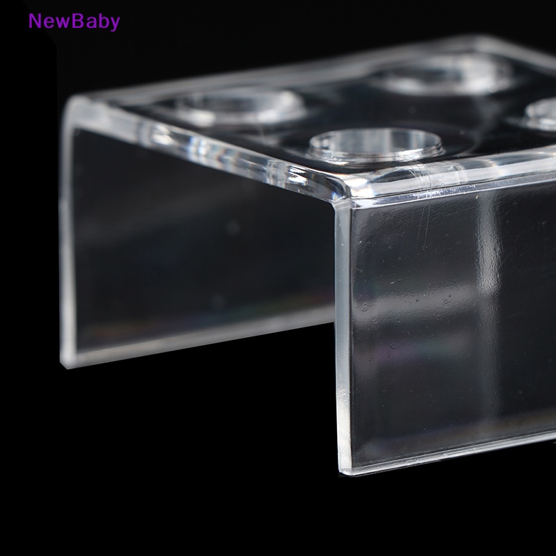 Newbaby Akrilik 4lubang Silikon Cetakan Bibir Holder Lip Balm Mold Stand Untuk DIY Alat ID