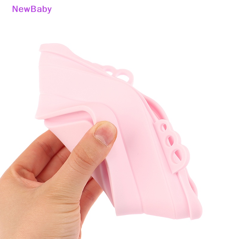 Newbaby Alas Pembersih Brush Makeup Silikon Lipat Washing Scrubber Board Cleaning Mat ID
