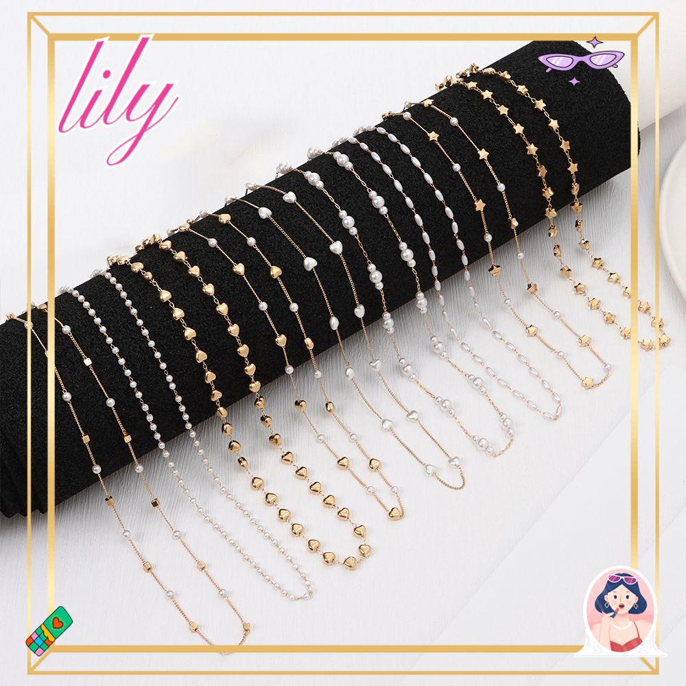 Lily Glasses Chains Kalung Mutiara Anti Hilang Tali Kacamata Baca