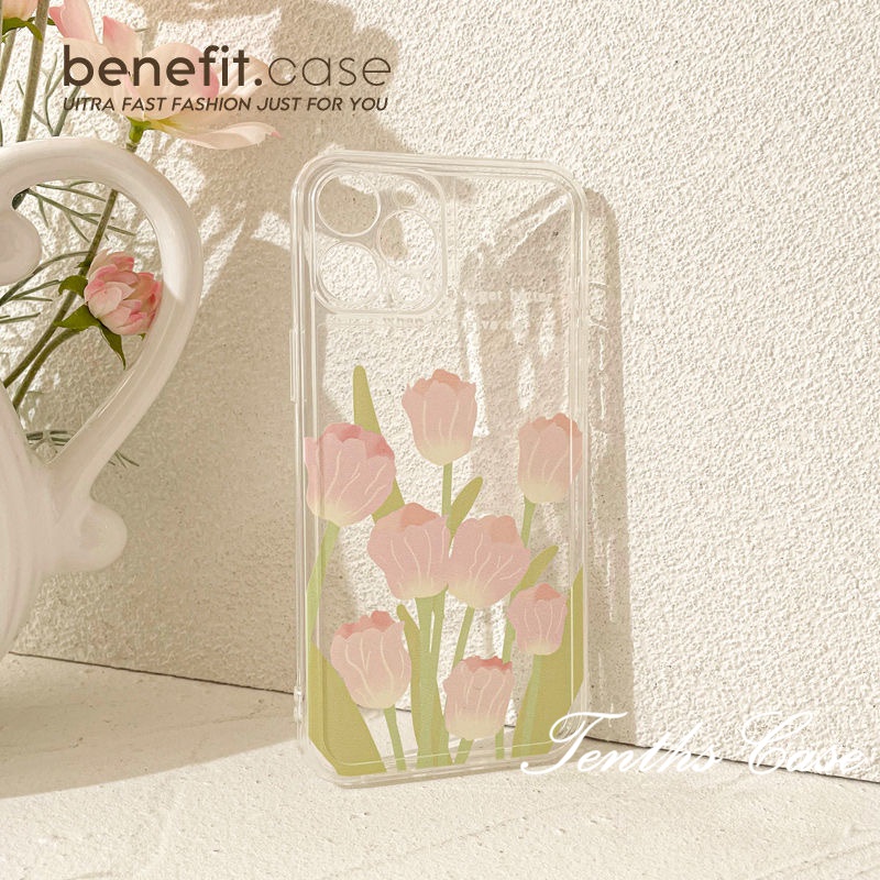 Kompatibel Dengan Samsung A14 A34 A54 A04 A04s A23 A33 A53 A13 A73 A03 A03s A12 A22 A32 A51 A52 A71 A50 A50s A30s A11A02s S22Ultra S21 S20FE Angel Eye Pink Tulip Phone Case