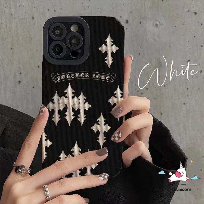 Casing Ponsel Kompatibel Untuk iPhone 7Plus 8Plus 11 12 13 14 Pro Max7 8 Plus X XR XS MAX Trendi Merek Retro Bunga Mawar Shockproof Mewah Tekstur Kulit Silicon Lembut Tpu Cover