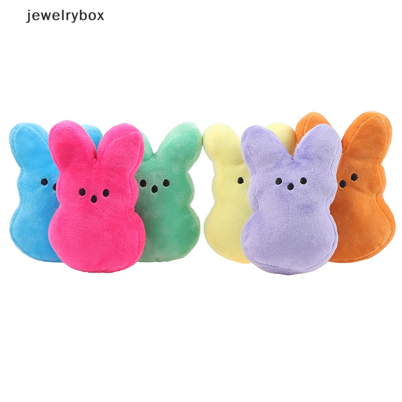 [jewelrybox] Rabbit Plush Stuffed Doll Peeps Bunny Tahun Kelinci2023Boneka Decor Mainan Butik